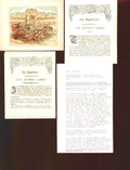 Original Old Antique Print Christmas A