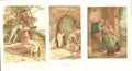 Original Old Antique Print Sunday
