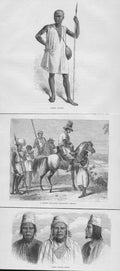 Old Races Mankind Australian Tahiti Guinea Lima Java Borneo Malay Mad 0