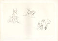 Original Old Antique Print Landseer Works Example I Dogs