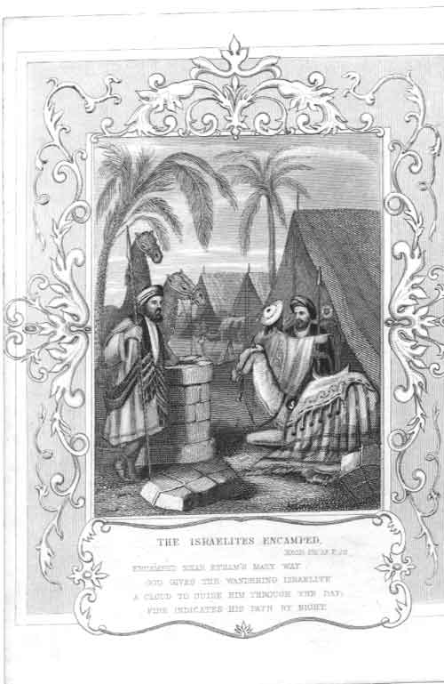 Old Biblical Religion Religious Scripture Bible The Israelites Encamp 0