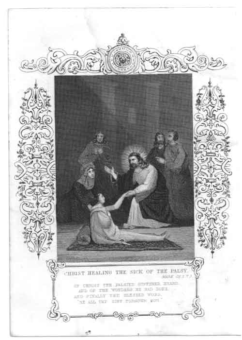 Old Biblical Religion Religious Scripture Bible Christ Healing The Si