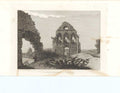 Original Old Antique Print Antiquities Scotland 1790 Nunnery 18th Century