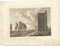 Original Old Antique Print Cambuskenneth Abbey Scottish Antiquities 1790 18th
