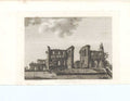 Original Old Antique Print Dundrennan Abbey Pl1 Scotland 1790