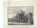 Original Old Antique Print Melrose Abbey Roxburghshire C1790 Engraving 18th
