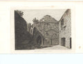 Original Old Antique Print Balmarinock Abbey Scottish Antiquities 1790 18th