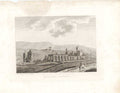 Original Old Antique Print Corsraguel Abbey Pl3 Scotland 1790