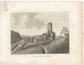 Original Old Antique Print Woodhouse Lie Pl1 Scottish Antiquities 1790