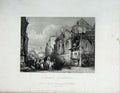 Original Old Antique Print St Germain L'Auxerroi'S Paris C1838 19th
