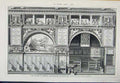 Original Old Antique Print Decoration Church Basserstorf Switzerland A