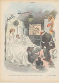Original Old Antique Print Art Deco Humour Rosiere 1904 A 20th Century