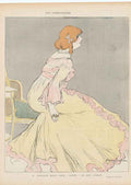 Original Old Antique Print Art Deco Humour Marcelle Bordo 1904 A 20th Century