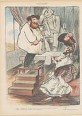 Original Old Antique Print Art Deco Humour Sculptor And ???? 1904 A 20th Century