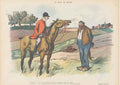 Original Old Antique Print Art Deco Humour The Huntsman The Right Wa A