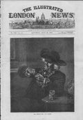 Original Old Antique Print Afternoon Pipe By Stammmel Art 1874 19th