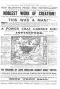 Original Old Antique Print Enos Fruit Salts Advert This Was A Man 1897 Victorian