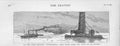 Original Old Antique Print Grain Elevator Towed To Antwerp 1883 ShipVictorian