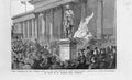Old Antique Print Statue Lord Beaconsfield St Eroges Hall Liverpool 1833 19th