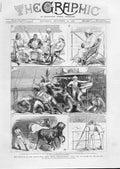 Antique Old Print With Baker Pasha'S Reinforcements Suez To Suakim 1883 S 19th