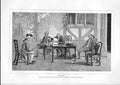 Original Old Antique Print Tradegy By Nash 1883 Fine Art 19th