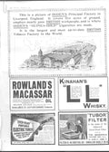 Original Old Antique Print Ogdens Most Up To Date Tobacco Factory In World 1902