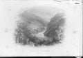 Original Old Antique Print Pass Killiecrankie C1840 Scotland Steel Engraving