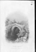 Old Antique Print Tiswell Bridge Over The Till On Way To Flodden Scotland