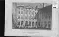 Original Old Antique Print Royal Exchange High St Edinburgh 1829 Scotland 19th