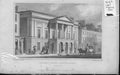 Original Old Antique Print Assembly Rooms George St Edinburgh 1829 Scotland 19th