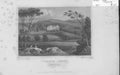Original Old Antique Print Fincask Castle Perth 1831 Scotland 19th Century