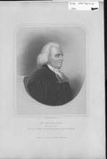 Original Old Antique Print Portrait Dr Blacllock Poet C1840 Scotland Victorian