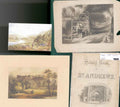 Original Old Antique PrintAnitque S Scotland C1840