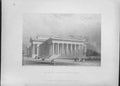 Original Old Antique Print Royal Institution Edinburgh Scotland C1837 Victorian