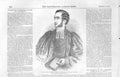 Original Old Antique Print Dr Cumming Minister Scotch National Church 1853
