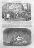 Old Antique Print Toss The Pancake Wellington School& Ship In Whirlwin A