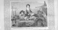 Old Antique Print Children Minding Mothers Stall By Mrs Backhouse 1859 A 19th