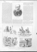 Original Old Antique Print Roumanian Guards Prevent Import Arms Russia To Bulga