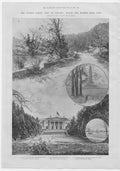Original Old Antique Print Scenes Dublin Ireland That Queen Will See
