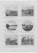 Original Old Antique Print Across Free State Border Aldersons Mounted Infantry