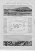 Original Old Antique Print With Roberts To Johannesburg Boer War