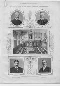 Original Old Antique Print Political Crisis In Cape Colony 1900 20th