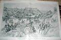Original Old Antique Print Crossing Sand River Drift Free State 1900 Boer War