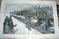 Original Old Antique Print In Trenches Mafeking 1900 Boer War 20th