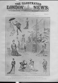 Original Old Antique Print Whitwashing Julia Play Garrick Theatre 1903 20th