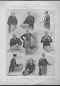 Original Old Antique Print Debate In Parliament 1903 20th Century