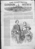 Original Old Antique Print Royal Children Belgium 1851 0 19th Century