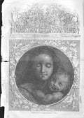 Original Old Antique Print Cyhristmas Picture After Raffaelle 1853Victorian