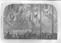 Original Old Antique Print Cobden Banquet At Rochdale 1859215 A 19th