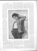 Original Old Antique Print Grandfathers Watch Tick Tick By Cipriano Cei Art A
